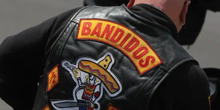 Bandidos Danmark her tysk Bandidosrocker fotograferet bagfra